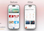 design modern mobile app UI UX in figma for ios and android